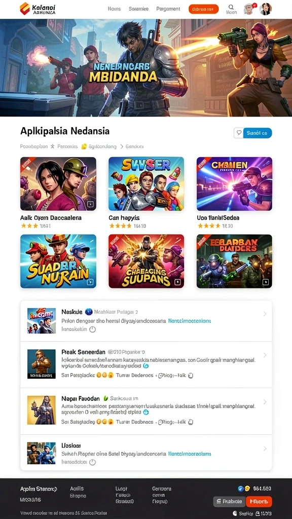 Grafis permainan yang mendetail dan nyata.