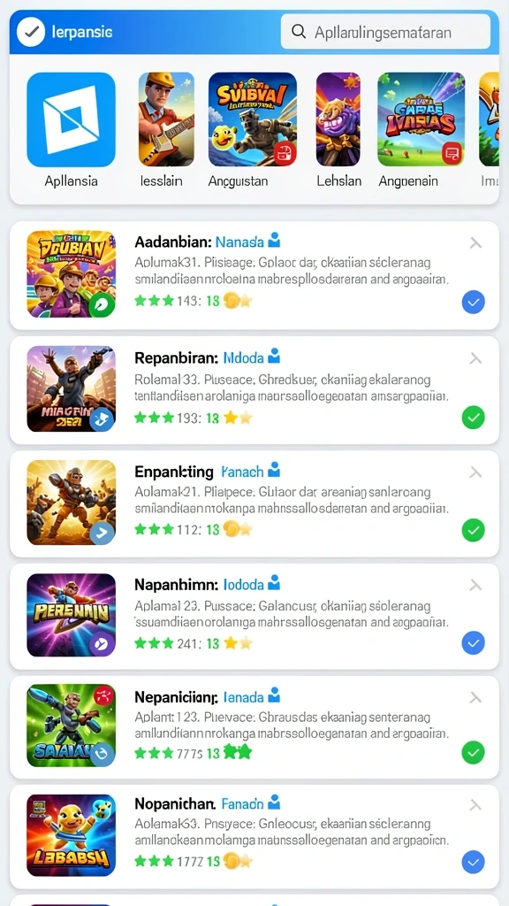 Tampilan karakter yang bisa dipilih sesuai selera.