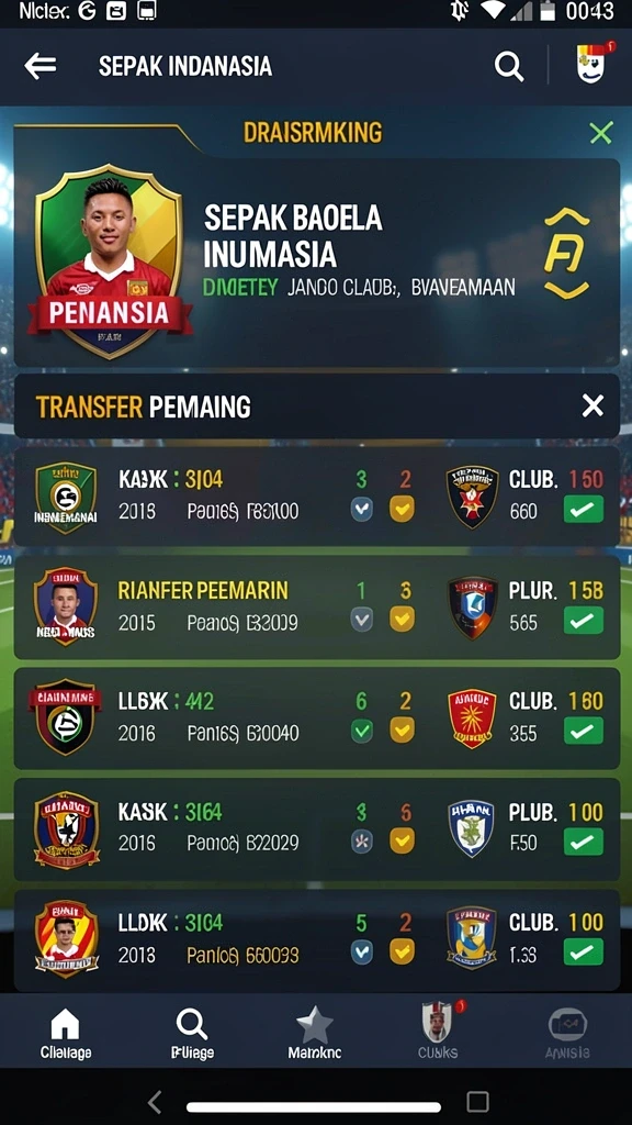 Fitur leaderboard untuk bersaing dengan pemain lain.