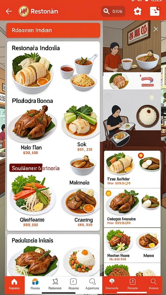 Tampilan antarmuka yang menarik dan intuitif.