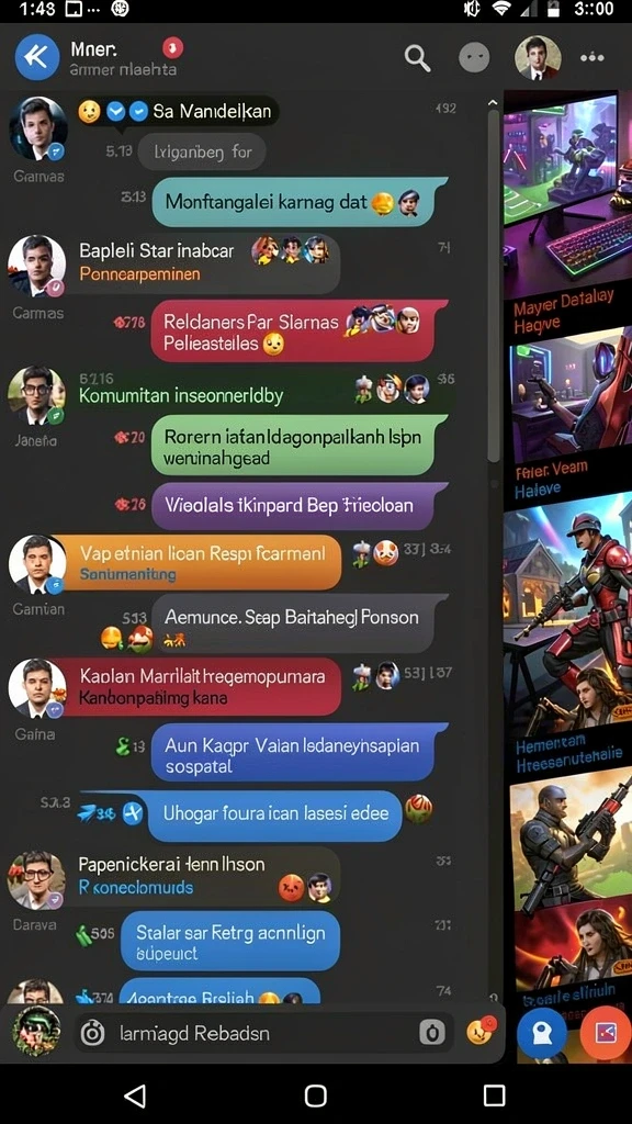 Screenshot memperlihatkan leaderboard dengan peringkat pemain.