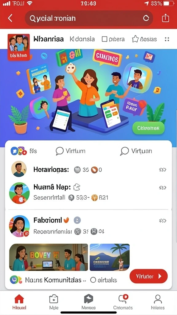 Tampilan antarmuka yang menarik dan user-friendly.
