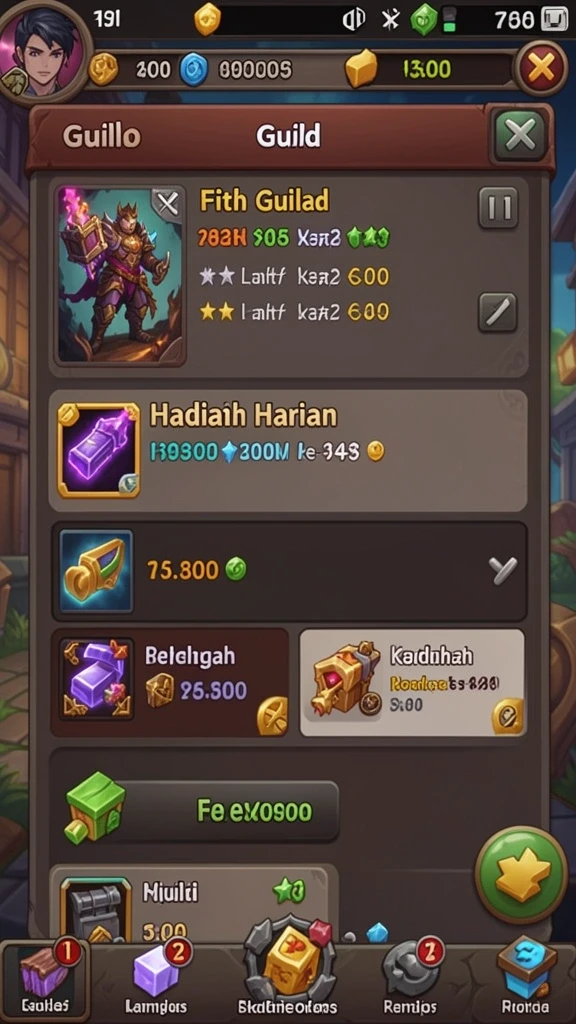 Berbagai pilihan game yang menantang dan mengasyikkan.