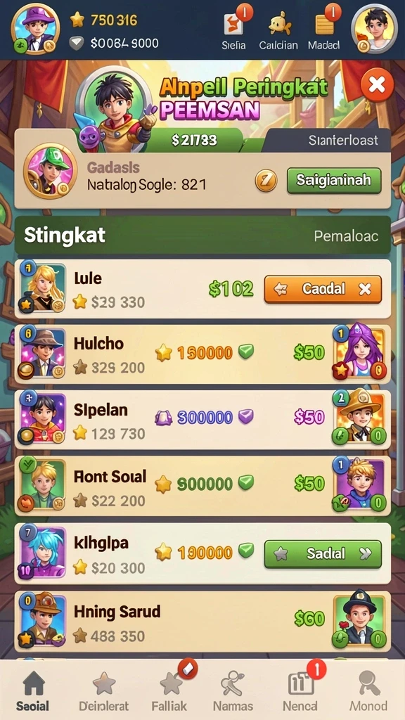 Beragam pilihan permainan yang menantang.