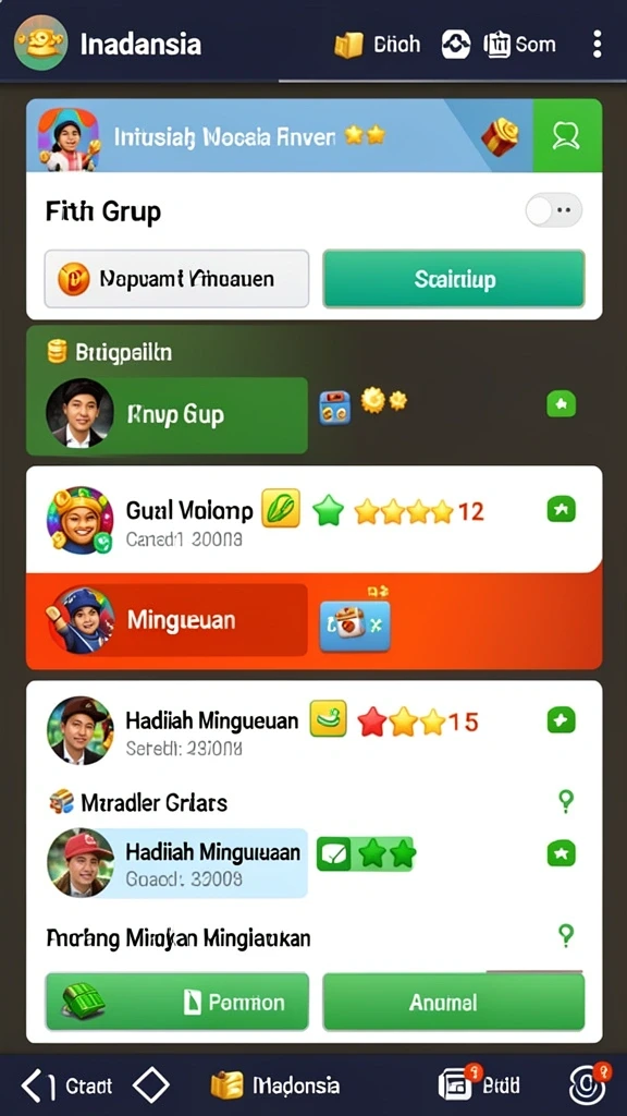 Fitur bonus harian yang menggiurkan untuk semua pemain.