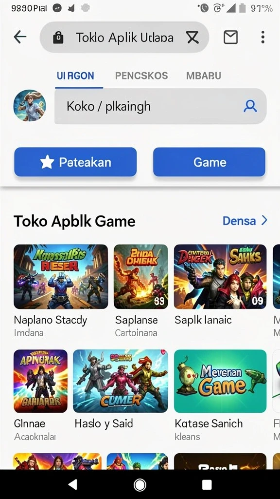 Tampilan antarmuka yang mudah dinavigasi.