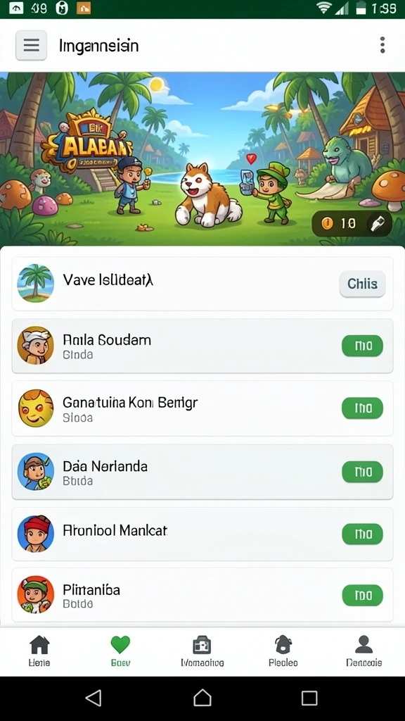Tampilan antarmuka yang modern dan menarik.