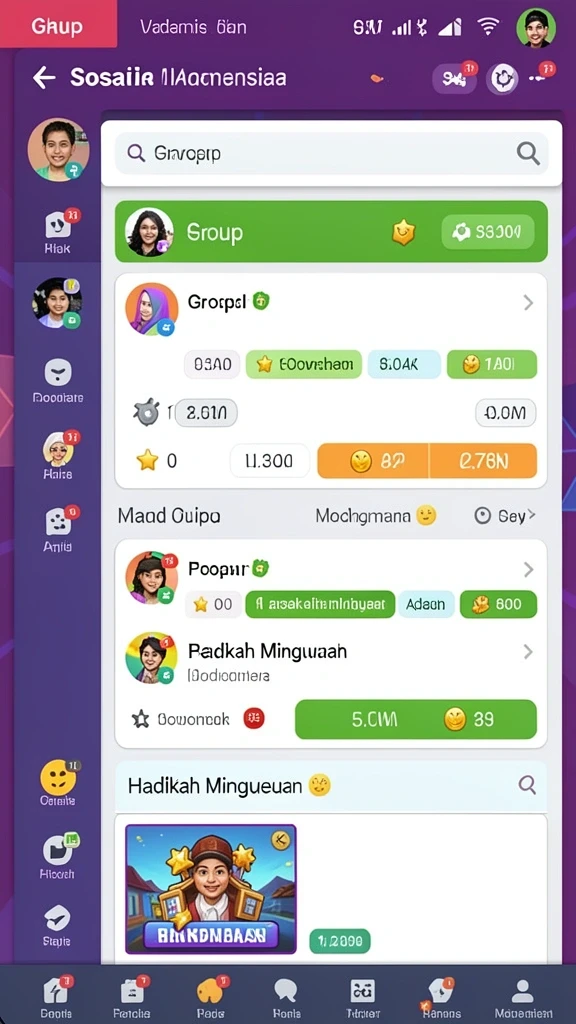 Level menantang dengan desain yang kreatif.