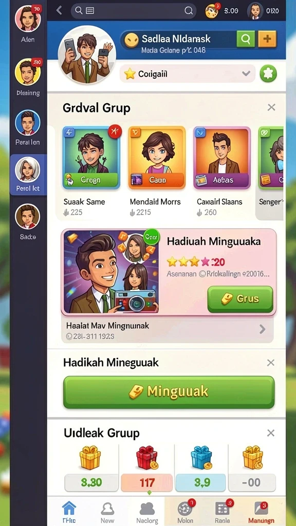 Fitur bonus menarik di dalam permainan.