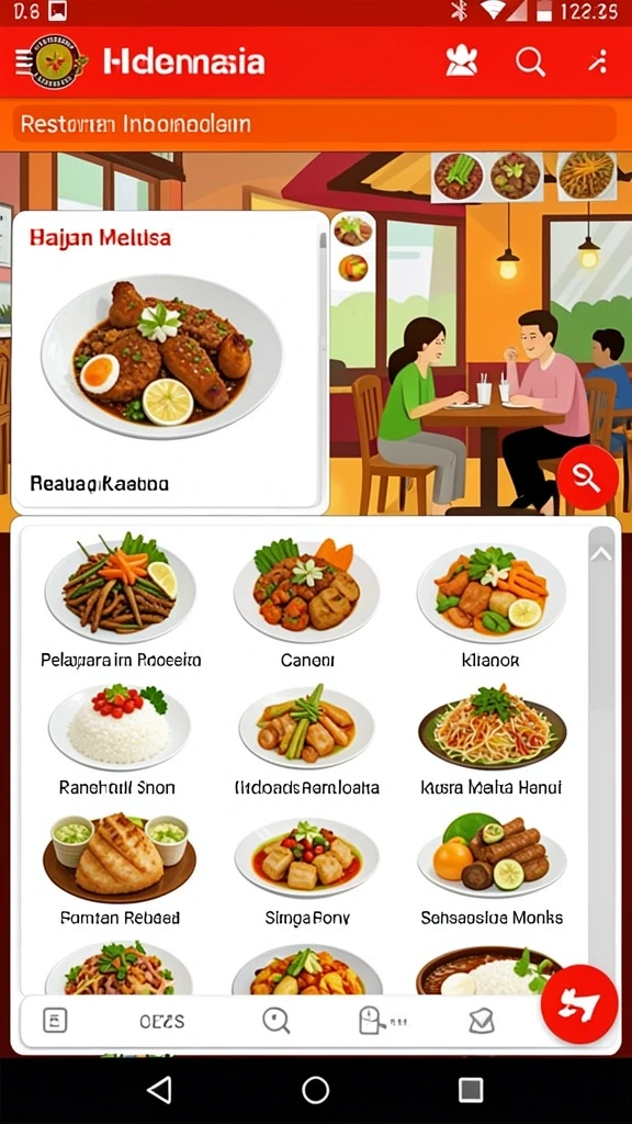 Tampilan antarmuka pengguna yang menarik dan interaktif.