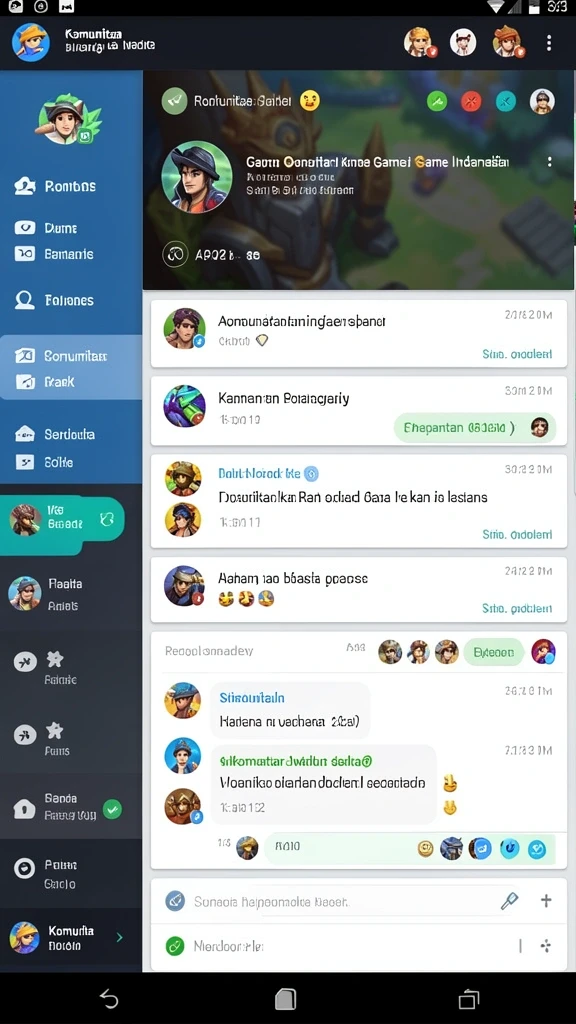 Berbagai pilihan permainan judi yang tersedia.