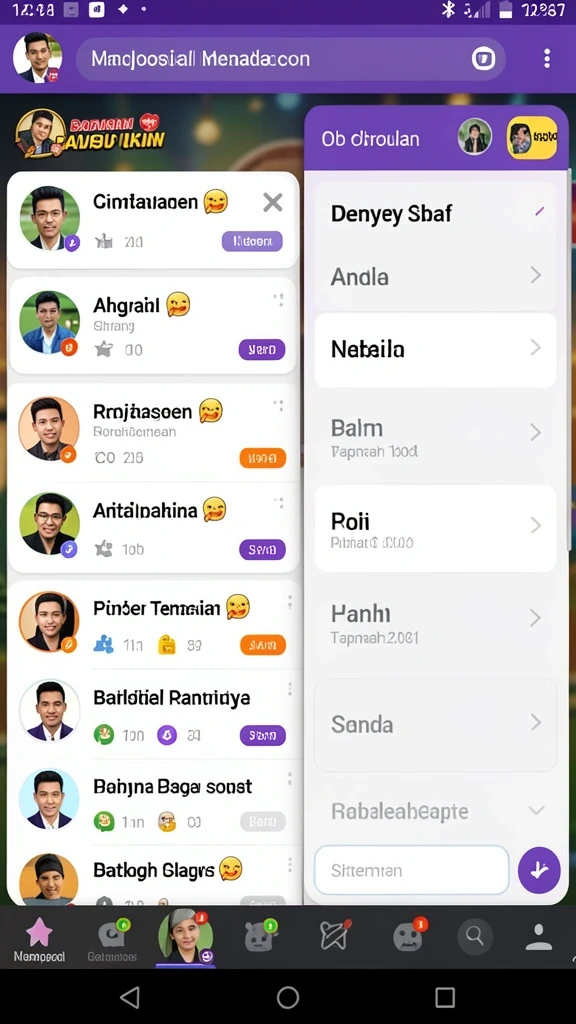 Tampilan antarmuka yang ramah pengguna.