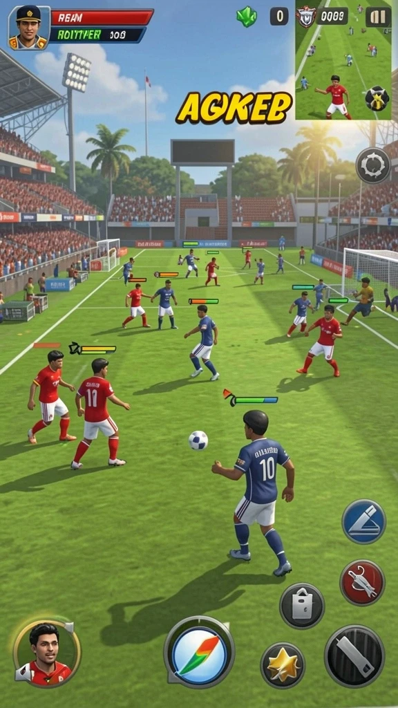 Menampilkan tampilan dunia yang mengagumkan.
