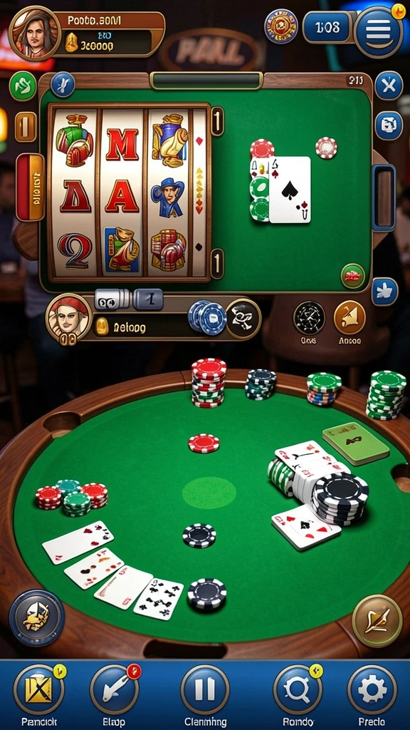 Tampilan menarik dan modern dari antarmuka aplikasi POKER88.