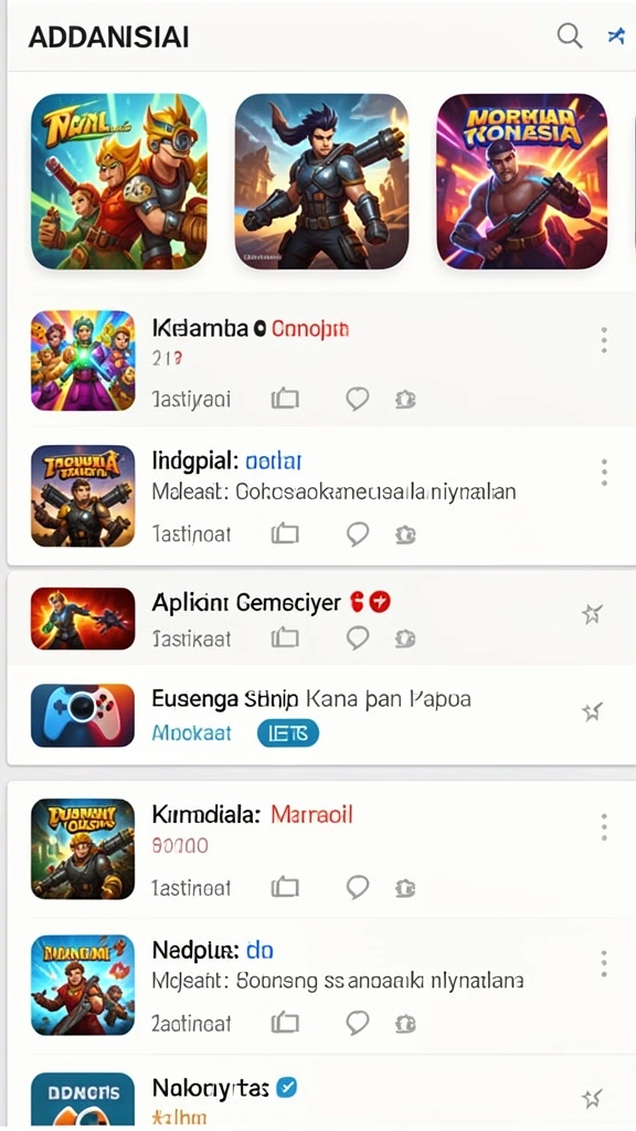 Gambaran karakter utama dalam game.