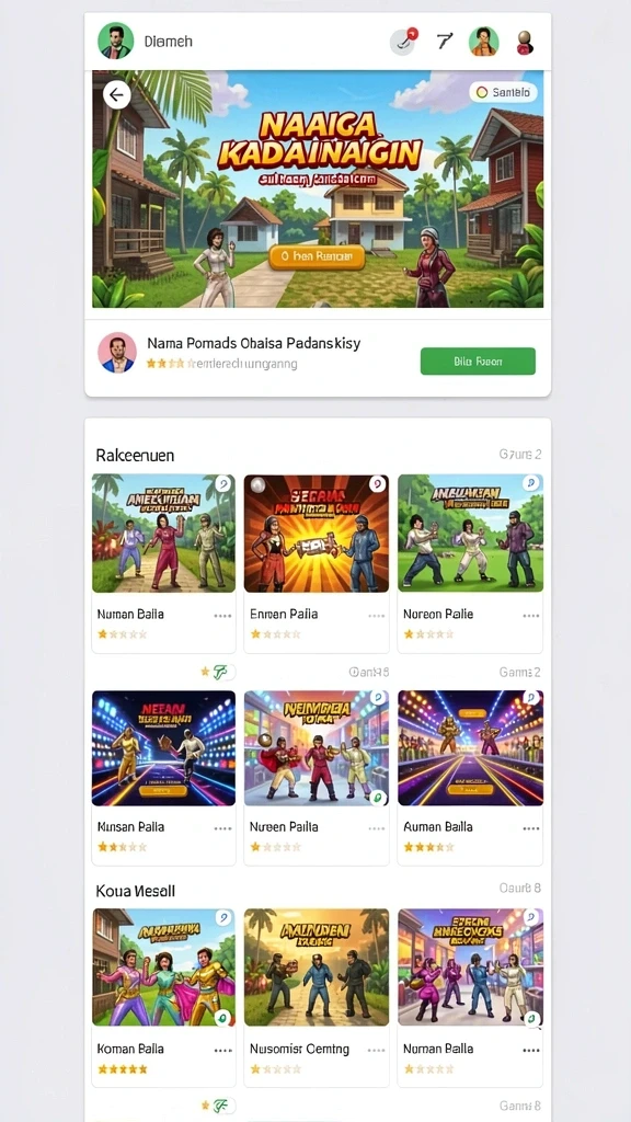 Fitur chat untuk komunikasi antar pemain.