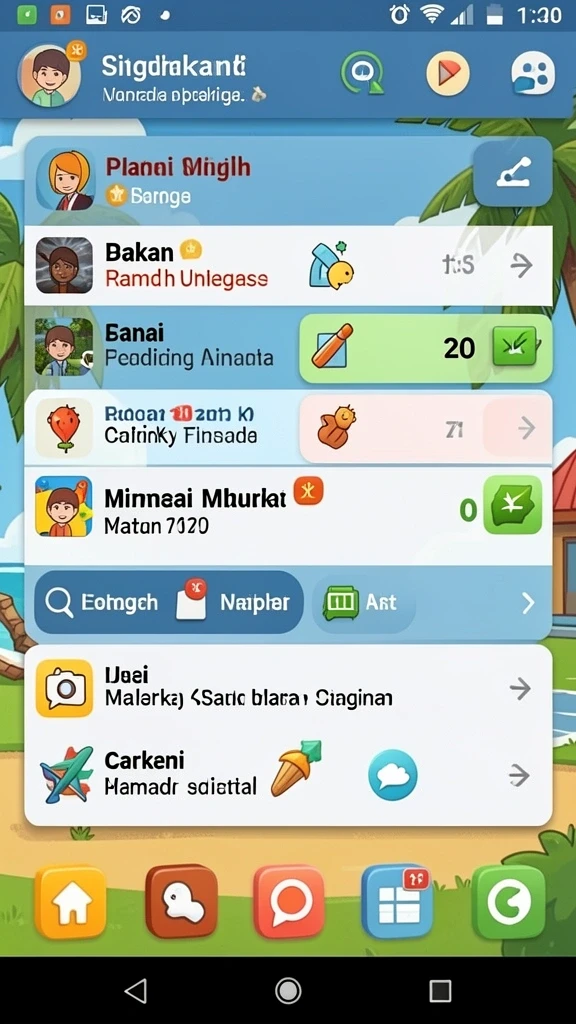 Tampilan antarmuka yang intuitif dan menarik.