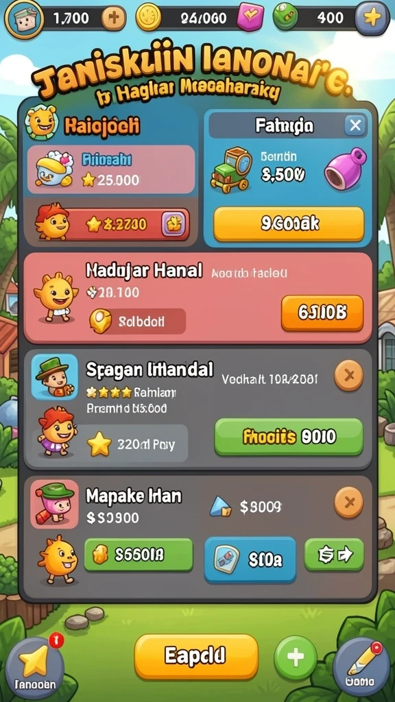 Karakter yang beragam dengan kemampuan unik.
