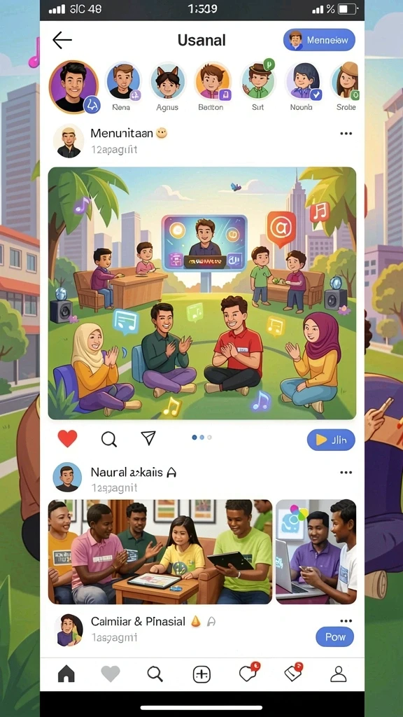 Tampilan awal aplikasi WIN4D yang menarik.