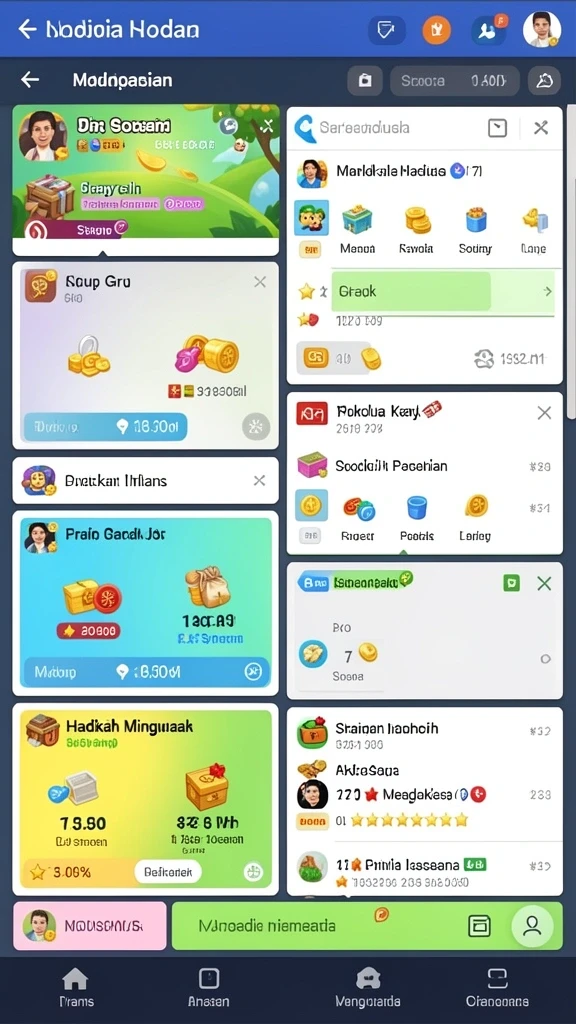 Visual permainan slot yang menarik dan interaktif.
