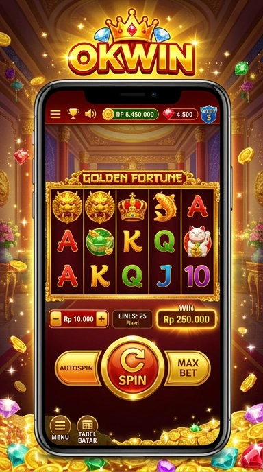 okwin — layar beranda